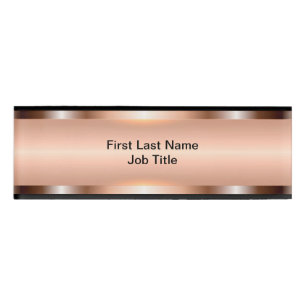 Badge D'identification Classy Beauty Hair Nails Nom de l'employé Tags