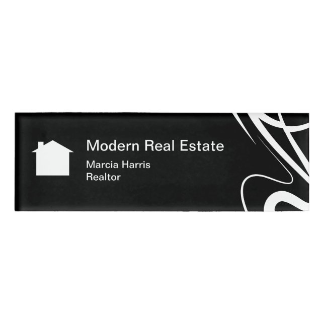 Badge D'identification Concepteur moderne d'immobiliers (Devant)