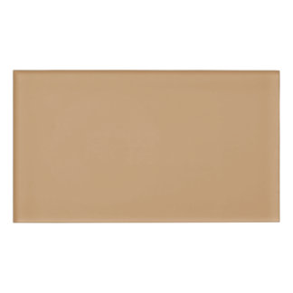 Badge D'identification Conception avec un Arrière - plan Brown et une bor