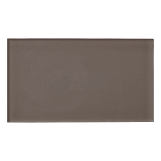 Badge D'identification Contre un mur Brown élégant