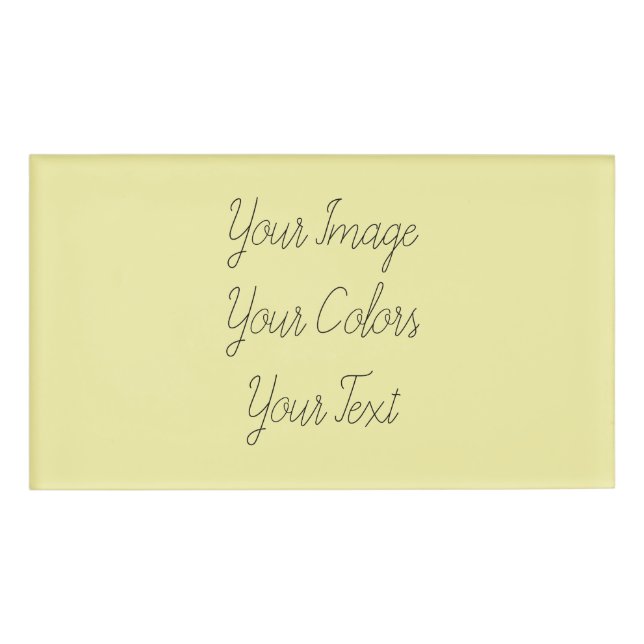 Badge D'identification Créez votre propre (Devant)