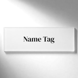 Badge D'identification Créez votre propre 3" x 1"