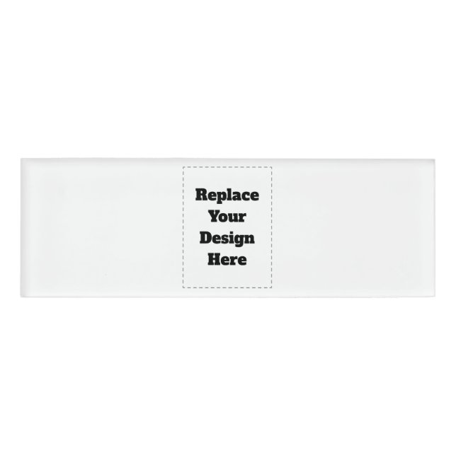 Badge D'identification Créez votre propre blanc  (Devant)