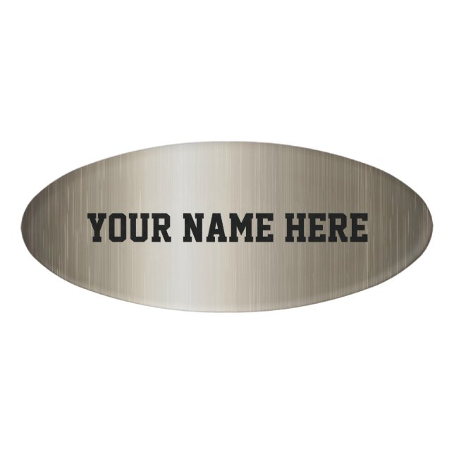 Badge D'identification CRÉEZ-VOTRE-PROPRE conception de téléchargement pe (Devant)