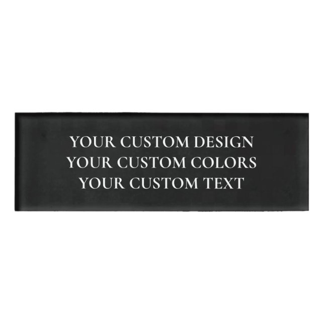 Badge D'identification Créez votre propre personnalisation (Devant)