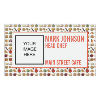 Badge D'identification Cuisine indienne Café Restaurant Chef Server