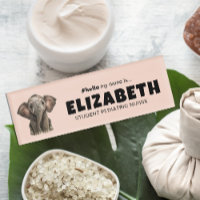 Customisé Bonjour Mon Nom Est Elephant Nom Magnéti