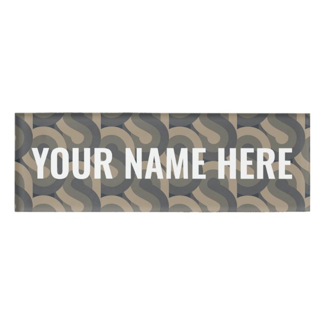 Badge D'identification Customisez votre propre (Devant)