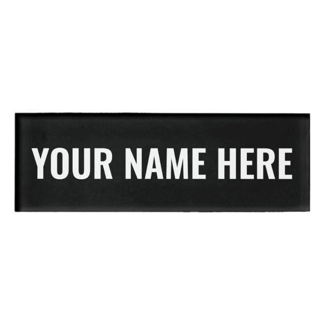 Badge D'identification Customisez votre propre (Devant)