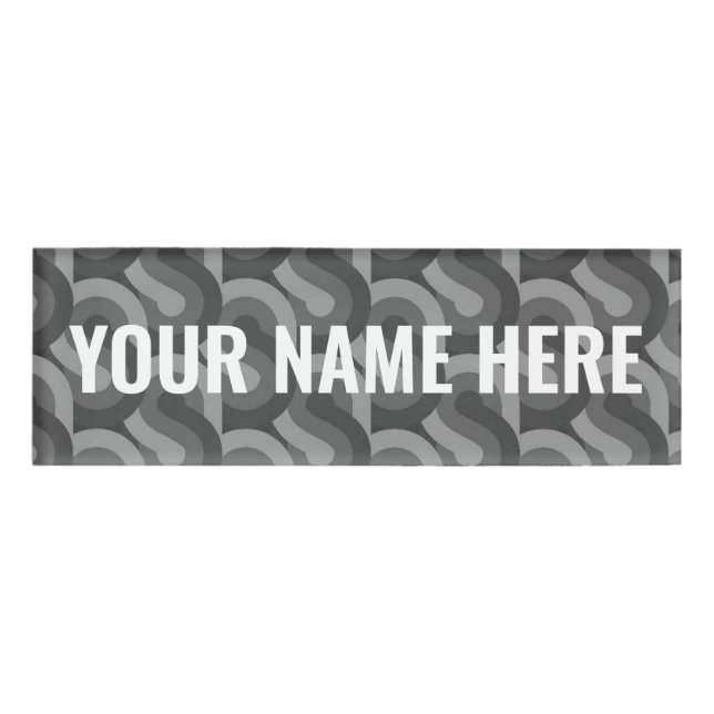 Badge D'identification Customisez votre propre (Devant)
