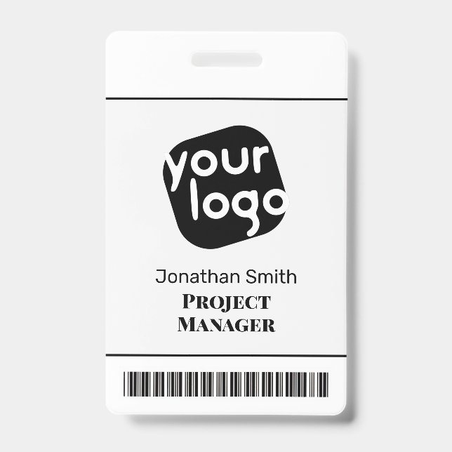 Badge d'identification de conférence personnalisé  (Avant)