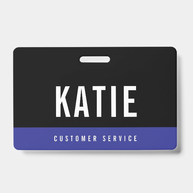 Badge d'identification de l'entreprise de soutien  (Avant)