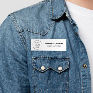Badge d'identification de magasin de logo de budge