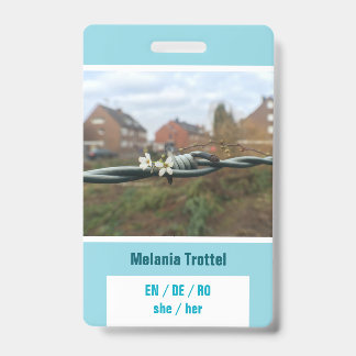 Badge d'identification de sécurité personnelle