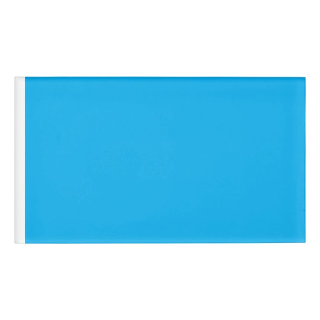 Badge D'identification Découvrez la beauté d'un ciel bleu clair (Devant)