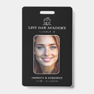 Badge d'identification d'enseignant à domicile M