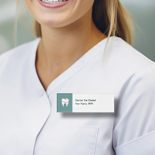 Badge D'identification Dentist Office Staff Modern Name Tags