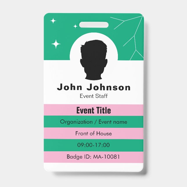 Badge d'identification d'entreprise (Avant)