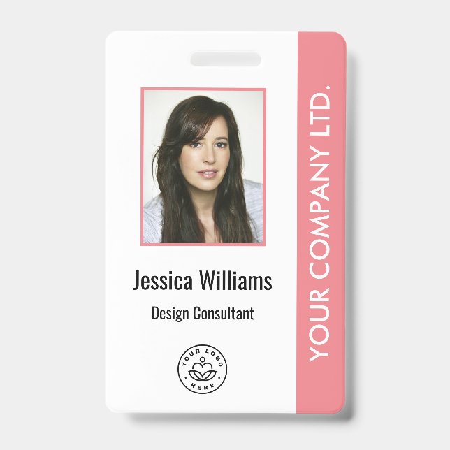 Badge d'identification d'entreprise personnalisé r (Avant)