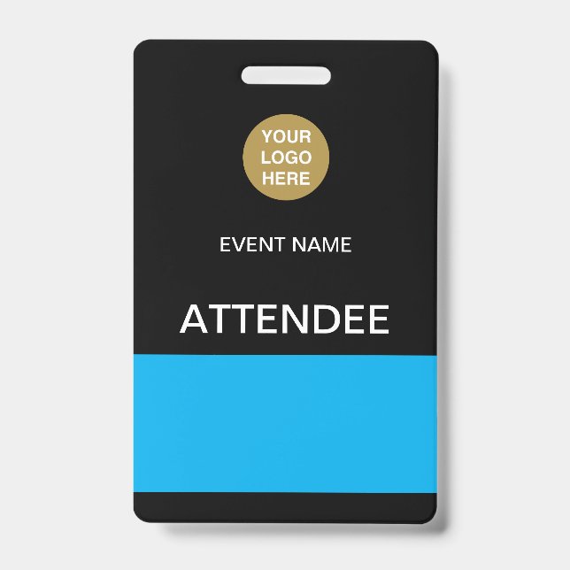 Badge d'identification d'événement pour participan (Avant)