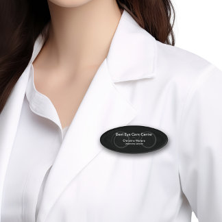 Badge D'identification Dispenser le moderne optimiste