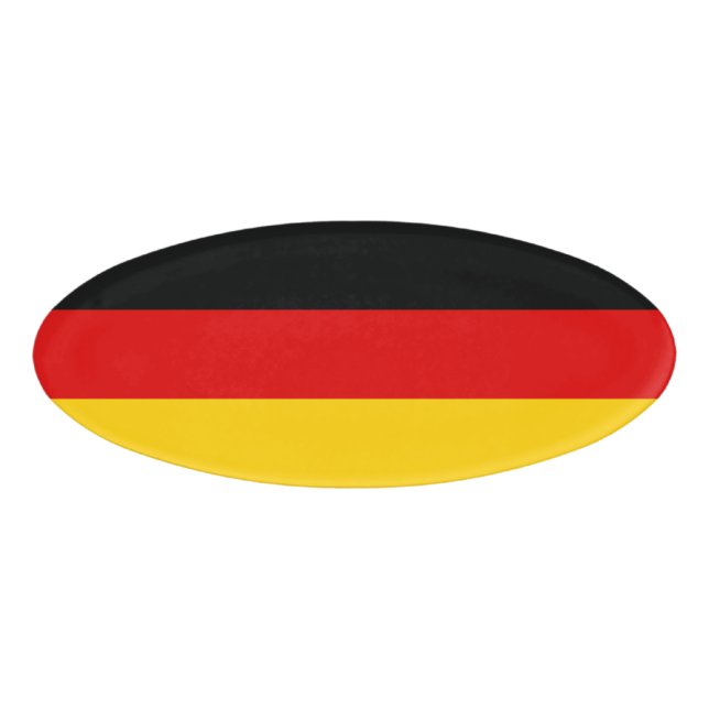 Badge D'identification Drapeau allemand (Devant)