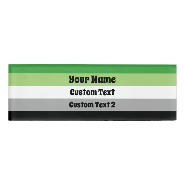 Badge D'identification Drapeau de la Fierté (Devant)