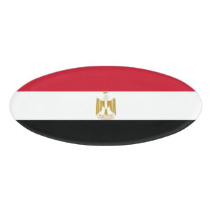 Badge D'identification Drapeau de l'Égypte