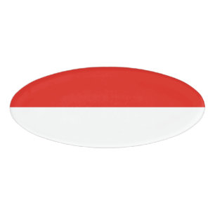 Badge D'identification Drapeau de l'Indonésie