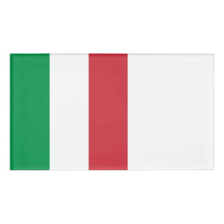 Badge D'identification Drapeau de l'Italie