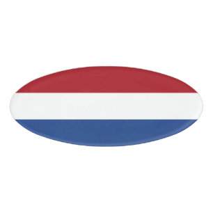 Badge D'identification Drapeau des Pays-Bas
