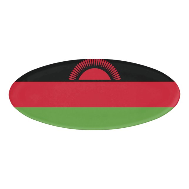 Badge D'identification drapeau du Malawi (Devant)