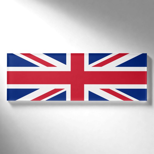 Badge D'identification Drapeau du Royaume-Uni (Devant)