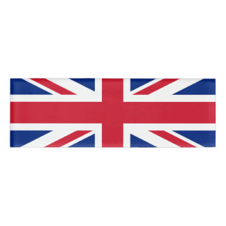Badge D'identification Drapeau du Royaume-Uni Nom Balise