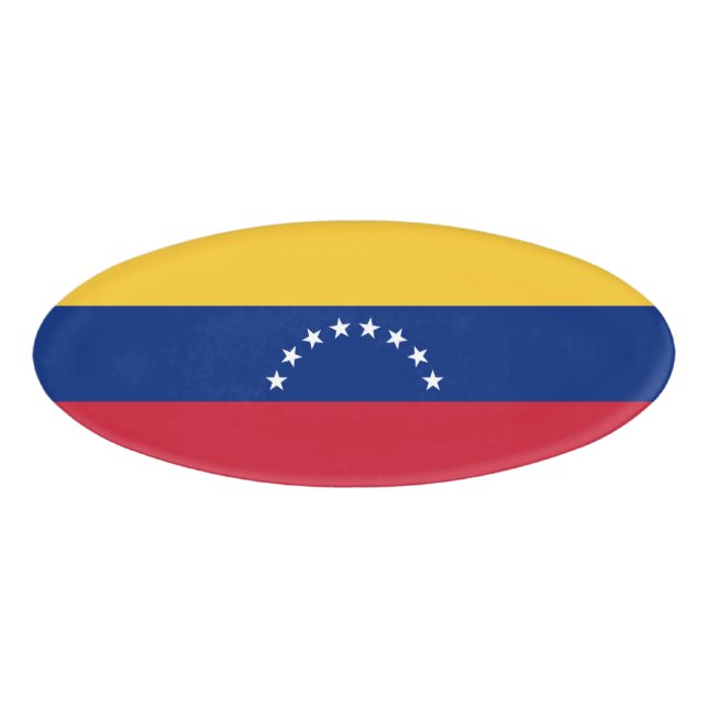 Badge D'identification Drapeau du Venezuela (Devant)