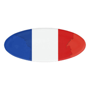 Badge D'identification drapeau français