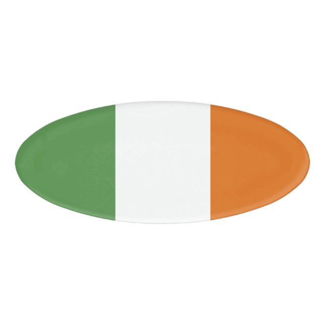 Badge D'identification Drapeau irlandais (Devant)