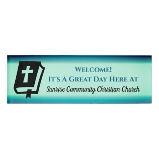 Badge D'identification Église chrétienne moderne Greeter Usher Name Tag