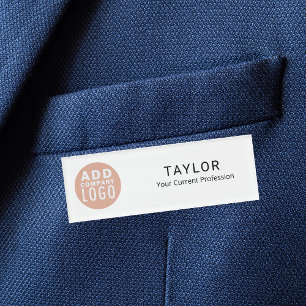 Badge D'identification Employé de l'entreprise du logo d'entreprise perso