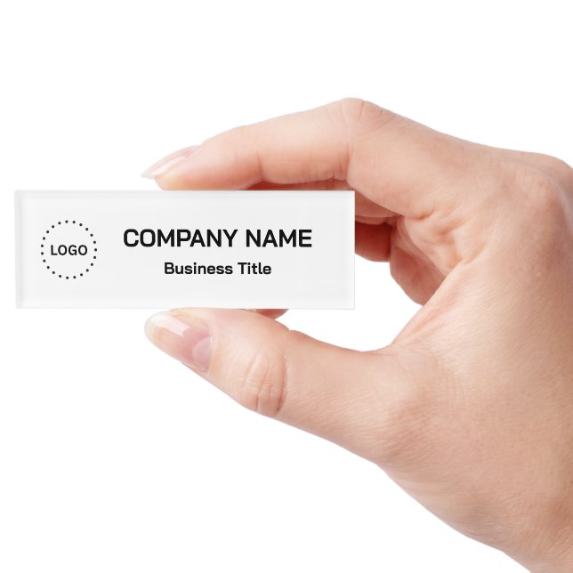 Badge D'identification Employé de promotion de marque simple 
