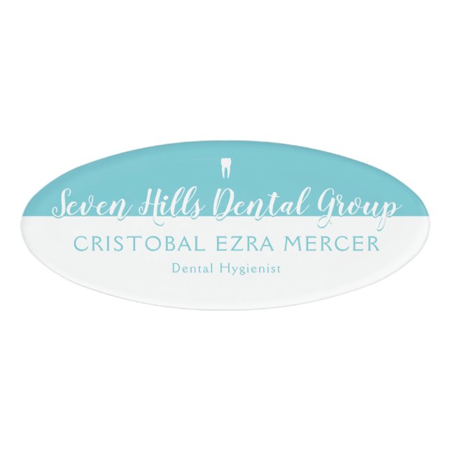 Badge D'identification Employé dentaire (Devant)