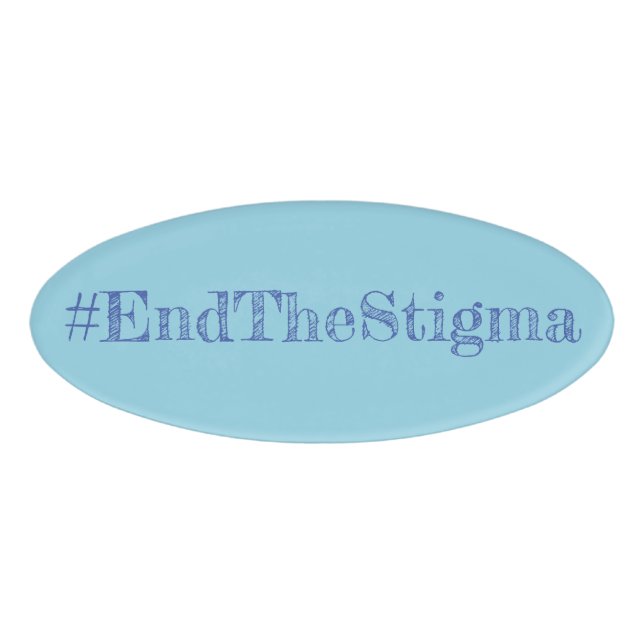 Badge D'identification #EndTheStigma Korman Productions chaîne YouTube (Devant)