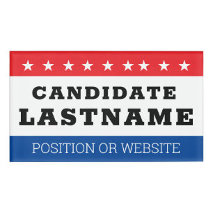 Badge D'identification Équipement de campagne personnalisé avec nom et ét