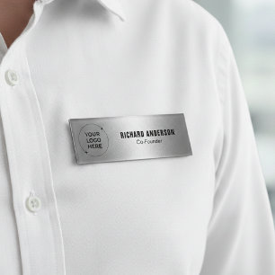 Badge D'identification Étiquette de nom du propriétaire de l'entreprise