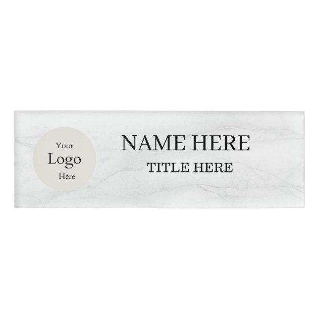 Badge D'identification Étiquette nominative avec pin de sécurité magnétiq (Devant)
