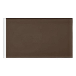 Badge D'identification Étiquette nominative Grand rectangle Brillante