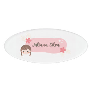 Badge D'identification Étiquette nominative Juliana Silva