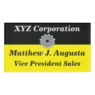 Badge D'identification Étiquette nommée personnalisée avec le dos