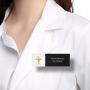 Badge D'identification Étiquettes nominatives de service d'apothicairerie