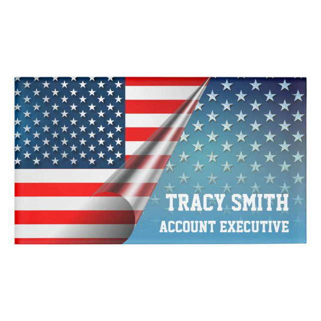 Badge D'identification Étoile-a orné le style de paillettes (Devant)